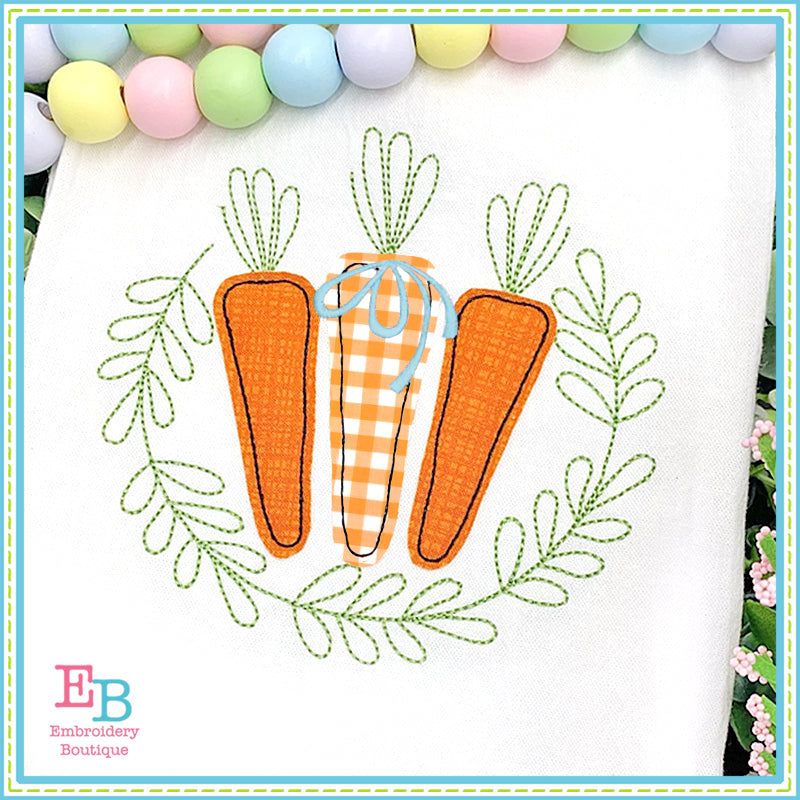 Garden Berries Embroidery Font