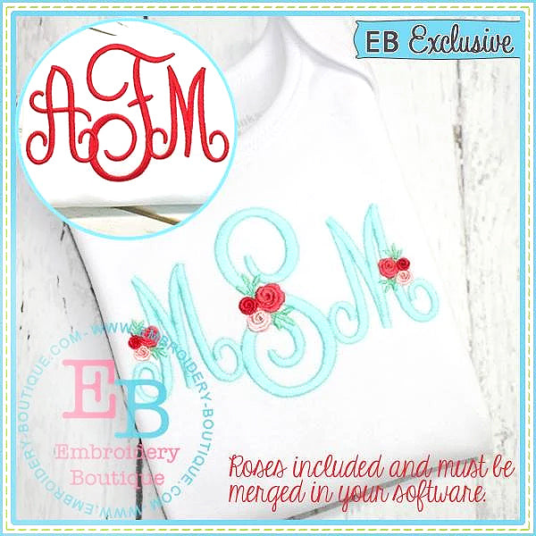 Monogram Roses Font