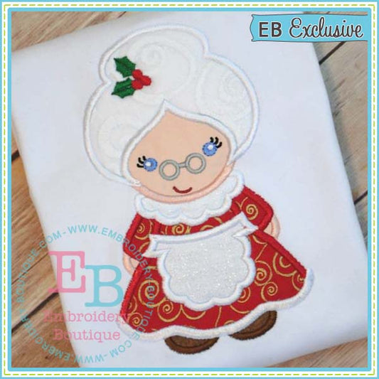 Mrs. Claus Applique, Applique