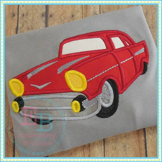 Vintage Car Applique, Applique