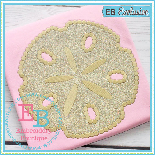 Dotted Sand Dollar Applique, Applique