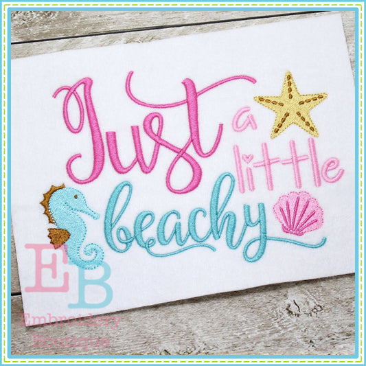 Little Beachy Design, Embroidery