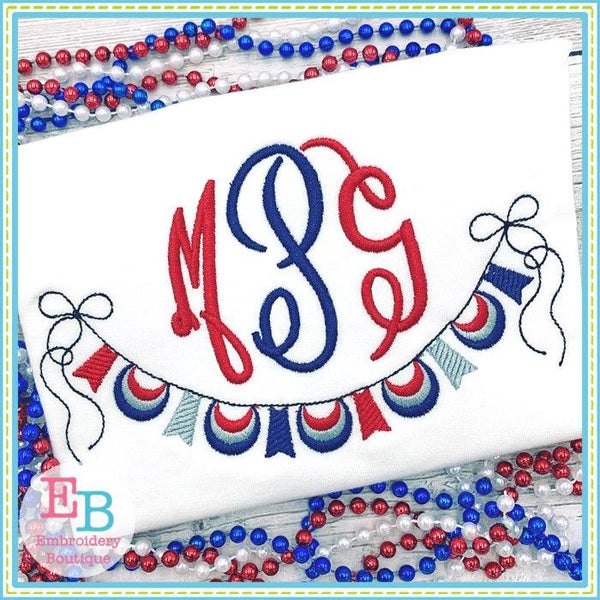 Red White and Blue Banner Design